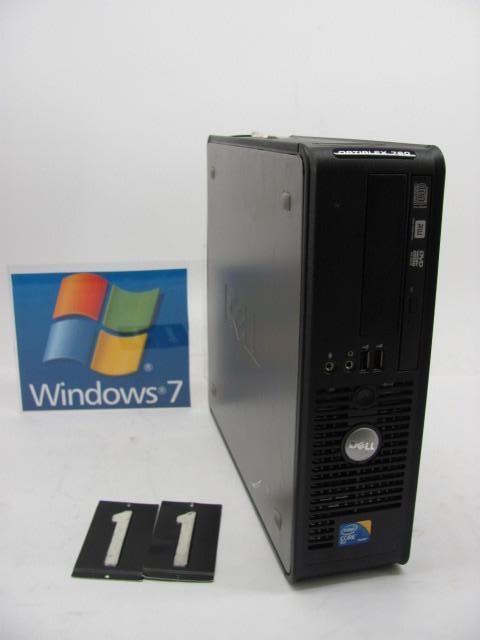 lot 11 image: Dell Optiplex 760 desktop computer....
