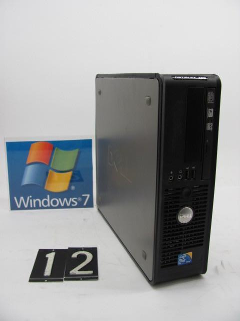 lot 12 image: Dell Optiplex 760 desktop computer....