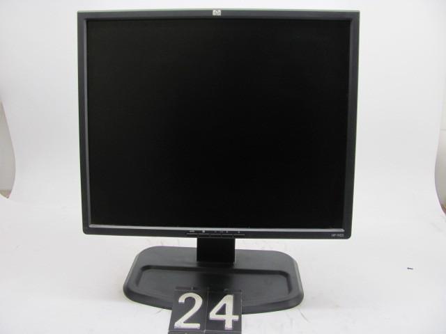 lot 24 image: HP 1955 19" LCD monitor. This ...