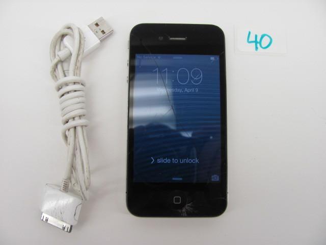 lot 40 image: Apple iphone 4 A1332. This unit is ...
