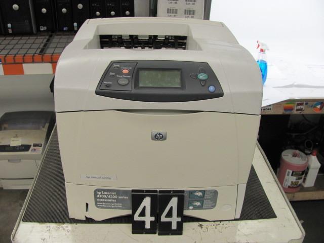 lot 44 image: HP laserjet 4200n printer. This uni...