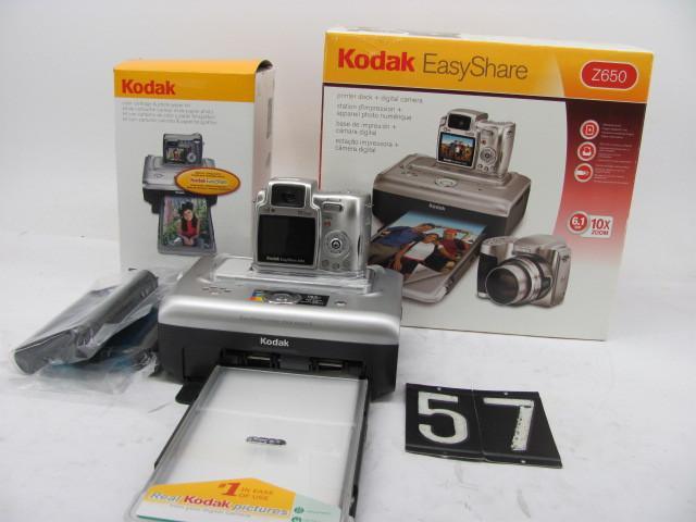 lot 57 image: Kodak easyshare Z650 camera and pho...