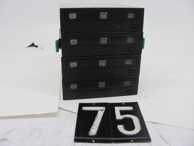 lot 75 image: Lot of 4 DVDRW multi recorders. Tes...