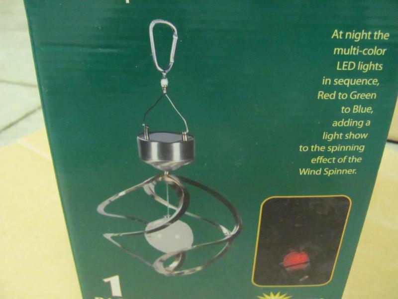 NEW (in original box) Solar Lighted...