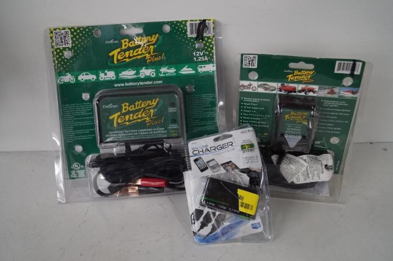 2 Dellran battery chargers and 12V&...