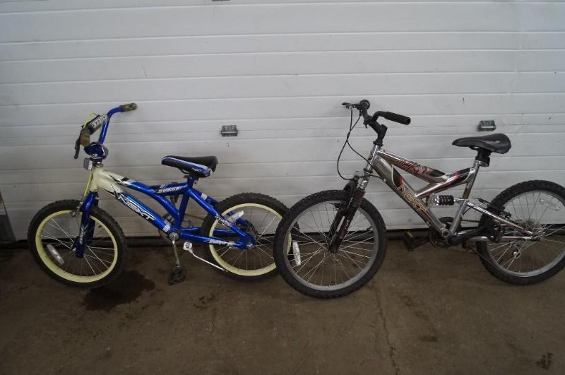 Lot of 2 NEXT kids bikes...