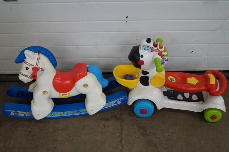 2 kids toy horses &nbsp...