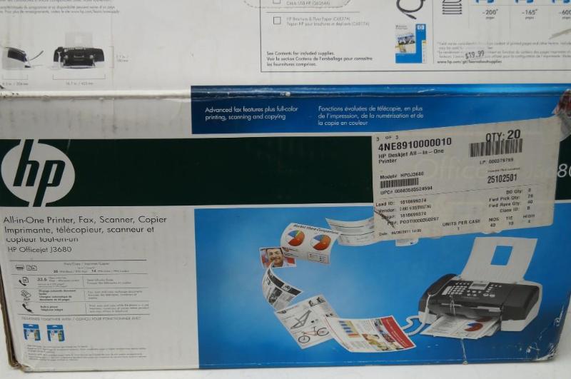 lot 8 image: All in one printer, fax, scanner, c...