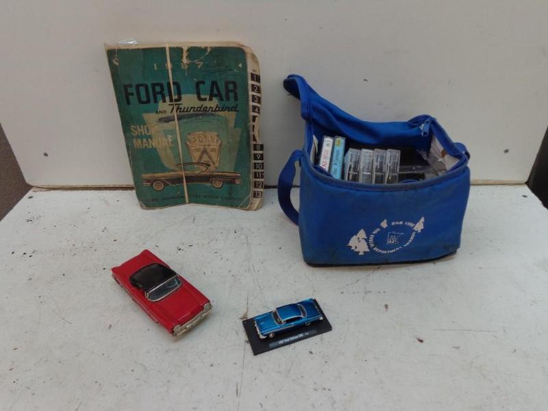 lot 106 image: Car Manual, Toy Cars,& Cassette...