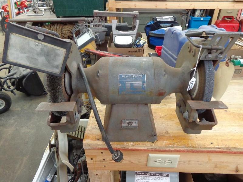 lot 108 image: Baldor Grinder and Buffer Cat Numbe...
