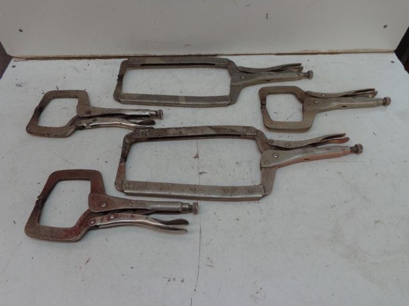 lot 114 image: Various Size Vise Grips  Vise ...