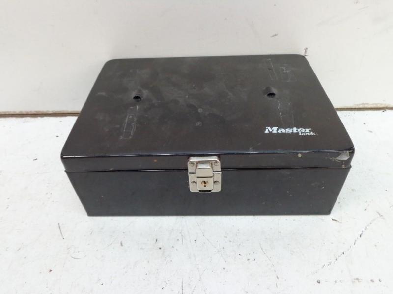 lot 139 image: Master Lock Money Box Box has some ...