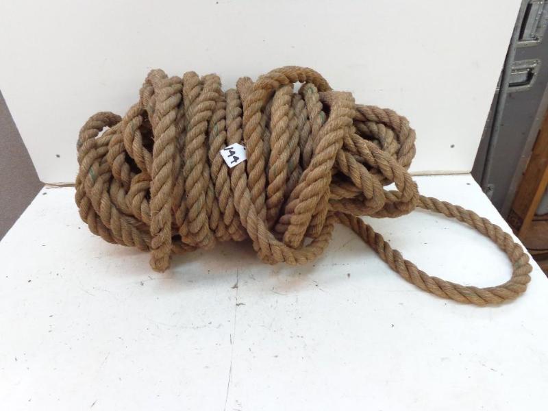lot 144 image: Braided Rope Approximately 110 Feet...