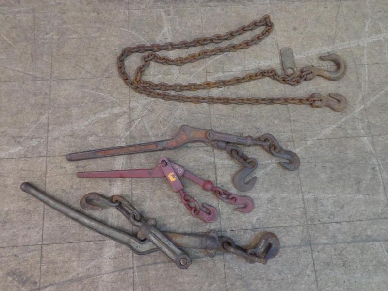 lot 16 image: Chain Binders and Additional Chain ...