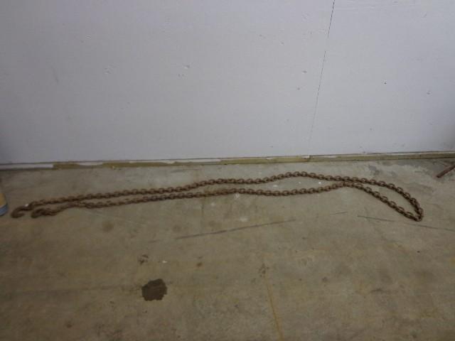 lot 163 image: Chain 16 Feet Long Chain With Hooks...