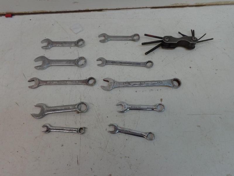 lot 18 image: Assorted Combo Wrenches Tatools&nbs...
