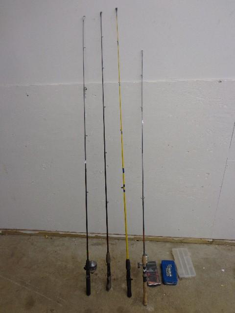 lot 181 image: Fishing Rods and Tackle Boxes Duran...