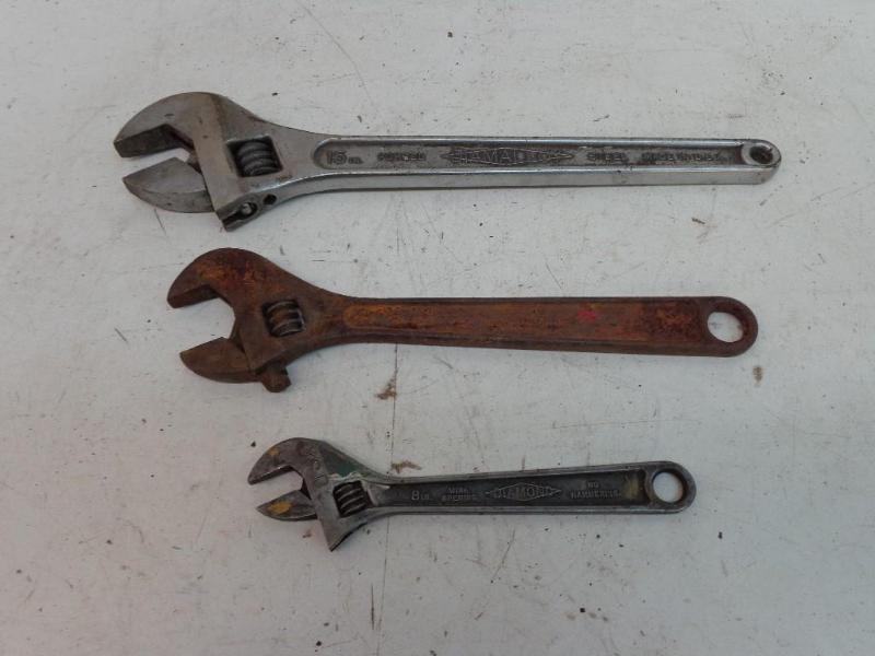 lot 34 image: Assorted Crescent Wrenches Diamallo...