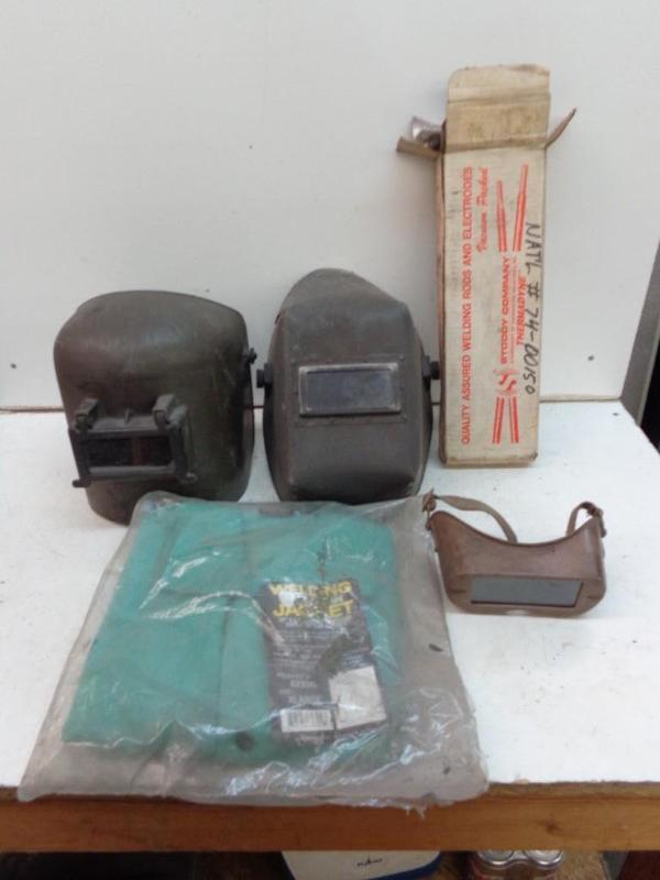 lot 42 image: Welding Supplies (2) Welding Masks ...
