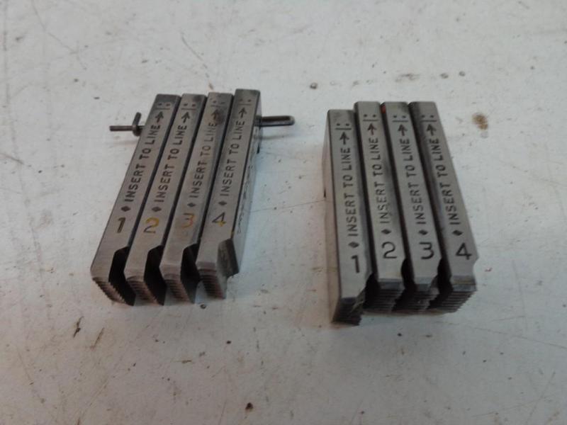 lot 53 image: Ridgid Pipe Threading Dies Ridgid 3...