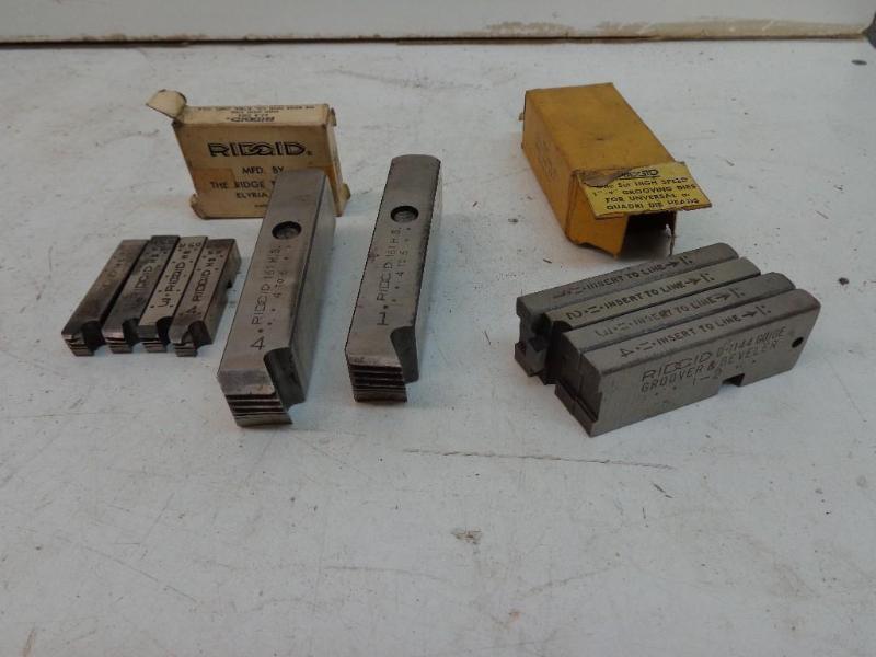 lot 61 image: Ridgid Pipe Threading Dies Ridgid 1...