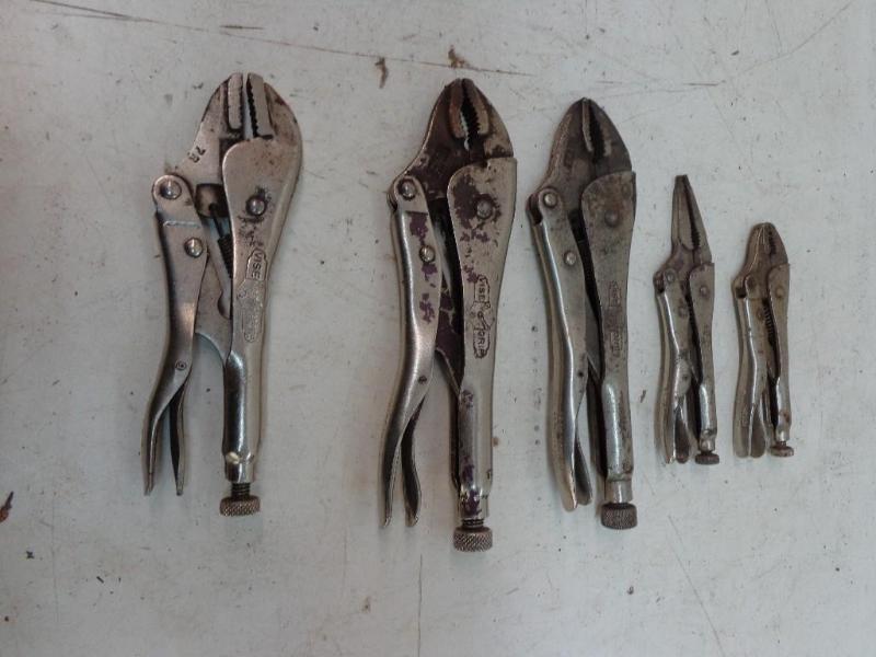 lot 73 image: Vise Grips   7R 10WR 5WR 6LN 1...