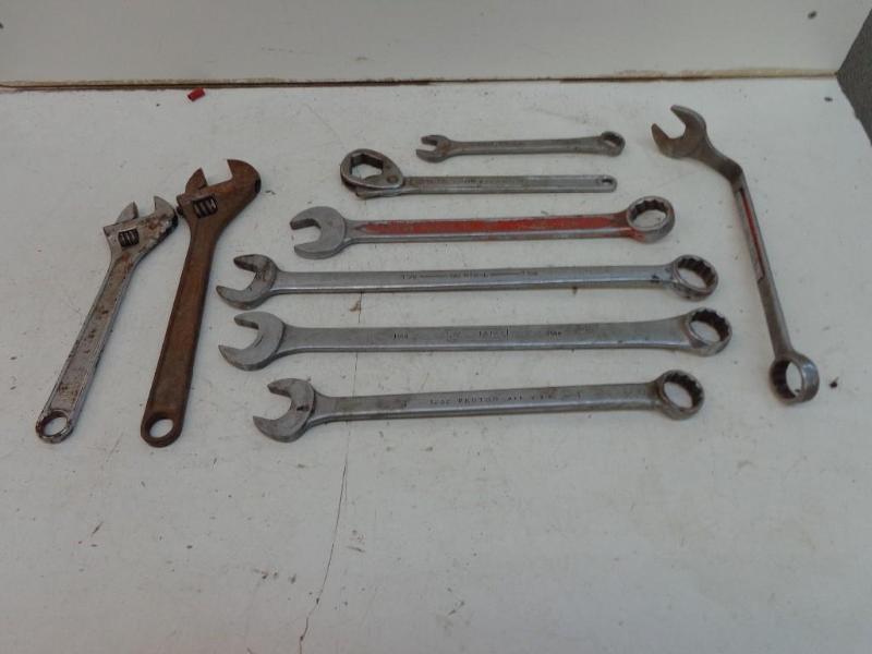 lot 77 image: Assorted Box End Wrenches Williams ...