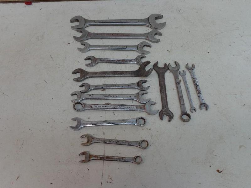 lot 82 image: Assorted Wrenches  1516"...