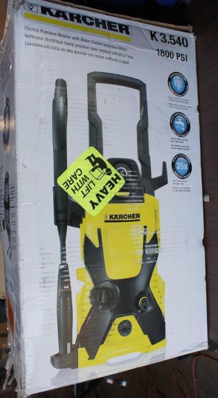 lot 22 image: Karcher 1800 PSI pressure washer Mo...