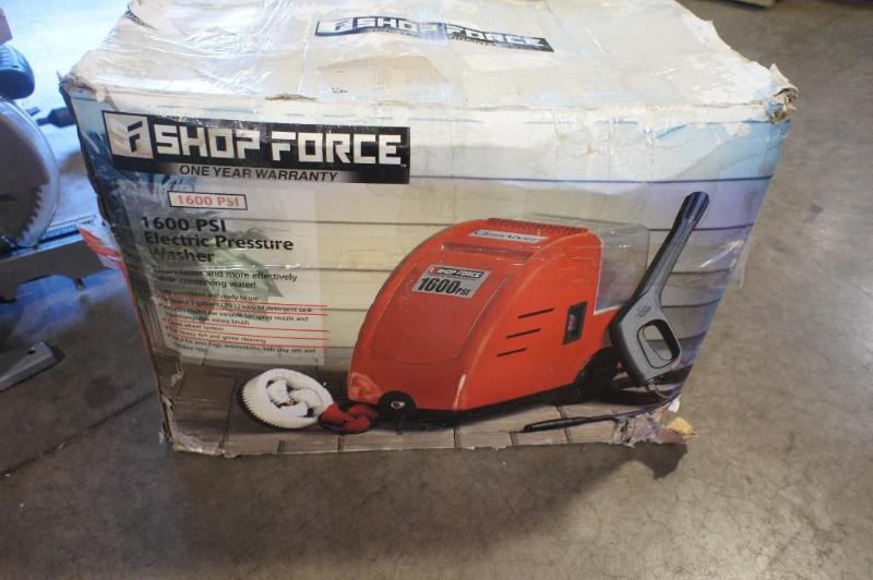 lot 42 image: Shop Force 1600 PSI Electric Pressu...
