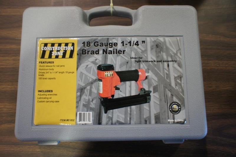 lot 47 image: New in box  CZ 18 guage brad Naile...