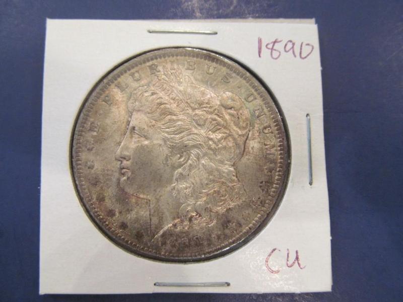1890 Morgan Silver Dollar   Grade...