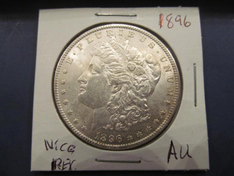 1896 Morgan Silver Dollar Grade AU...