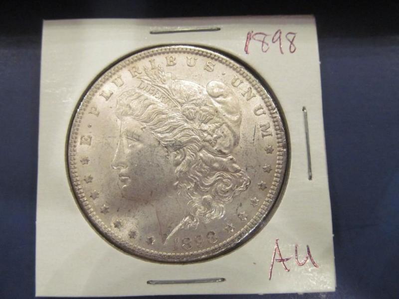 1898 Morgan Silver Dollar Grade AU...