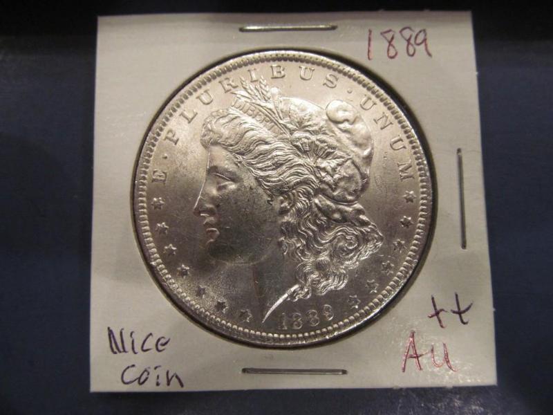 1889 Morgan Silver Dollar Grade AU...