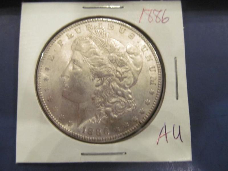 1886 Morgan Silver Dollar Grade AU...
