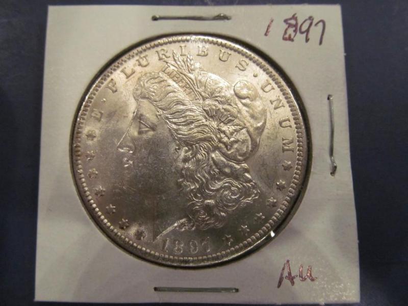 1897 Morgan Silver Dollar   Grade...