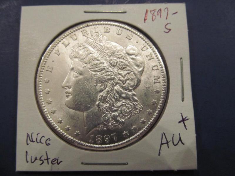 1897 Morgan Silver Dollar Grade AU...