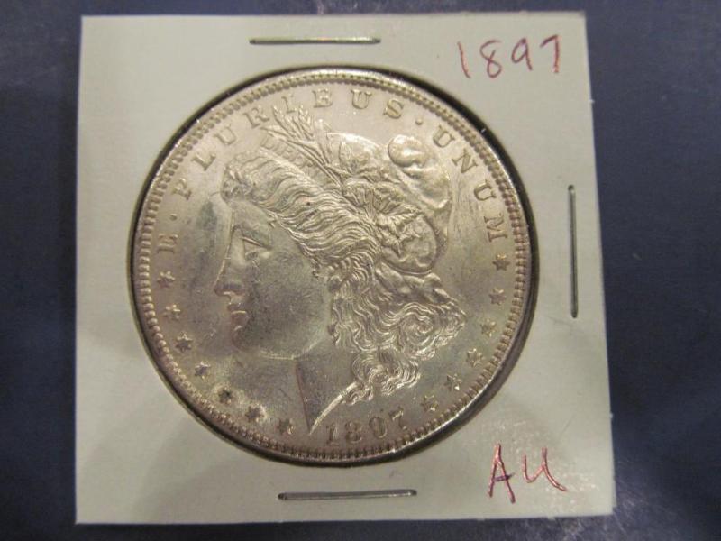 1897 Morgan Silver Dollar   Grade...