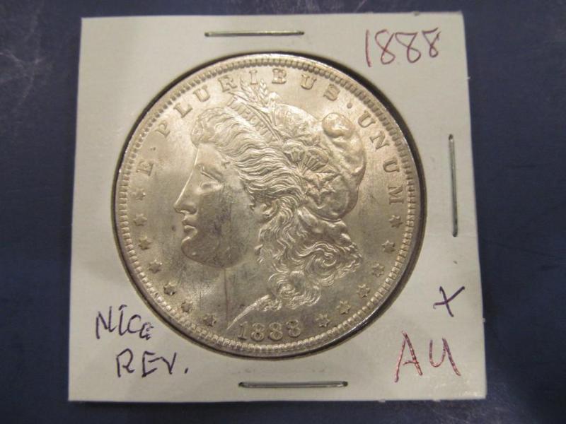 1888 Morgan Silver Dollar   Grade...