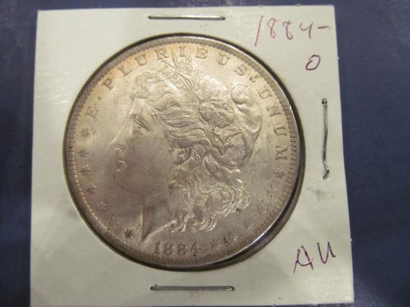 1884 Morgan Silver Dollar   Grade...