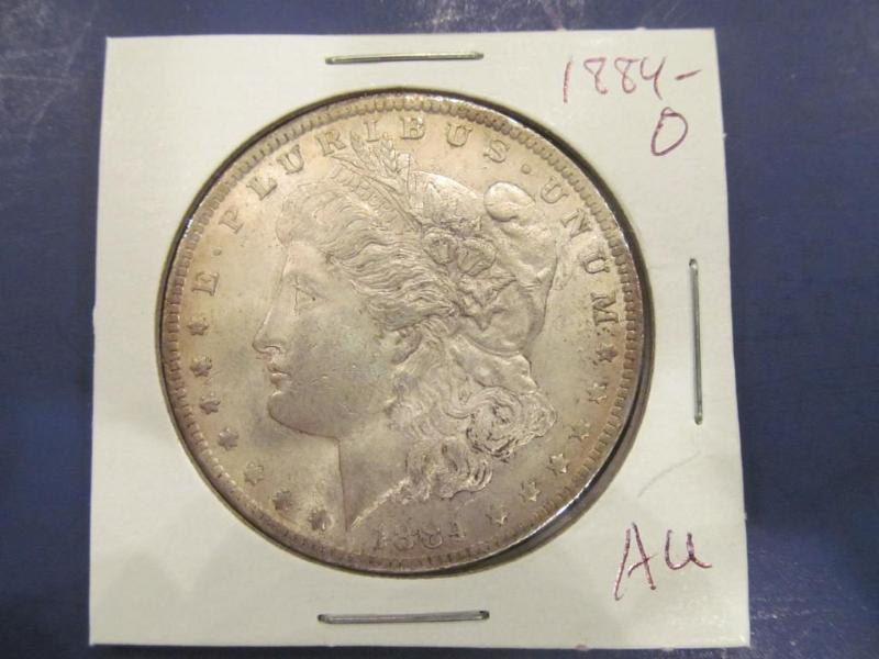 1884 Morgan Silver Dollar   Grade...
