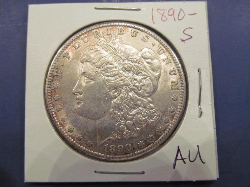 1890 Morgan Silver Dollar   Grade...