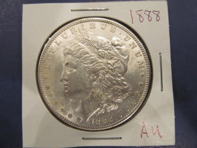 1888 Morgan Silver Dollar   Grade...