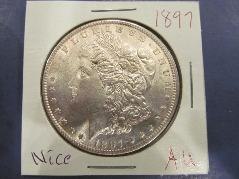 1897 Morgan Silver Dollar   Grade...