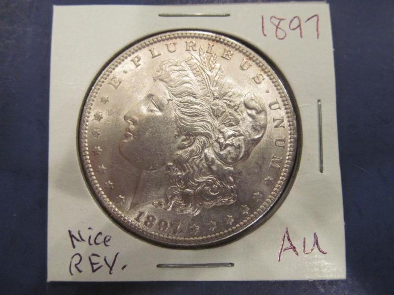 1897 Morgan Silver Dollar   Grade...