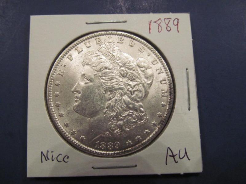 1889 Morgan Silver Dollar Grade AU...