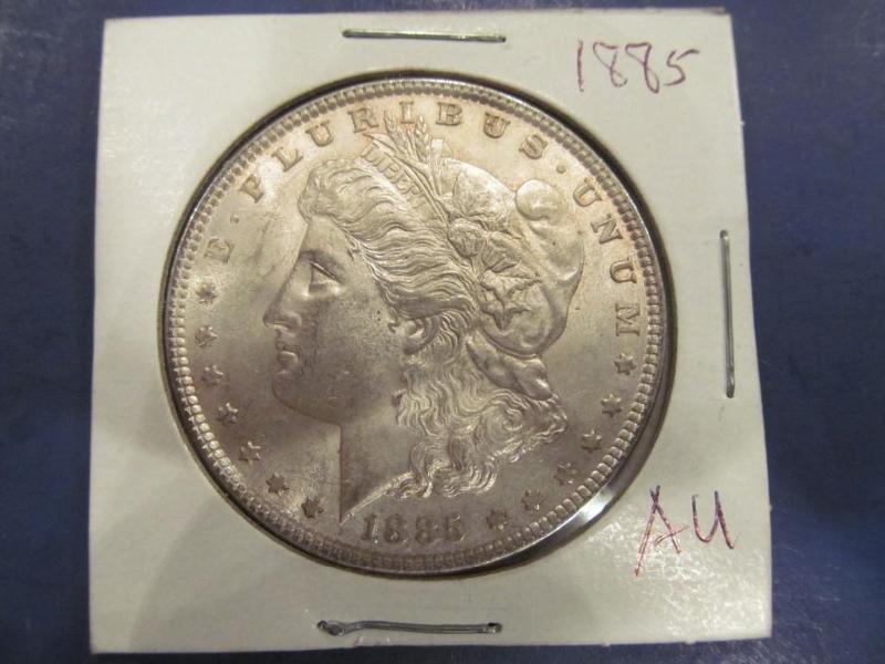 1885 Morgan Silver Dollar   Grade...