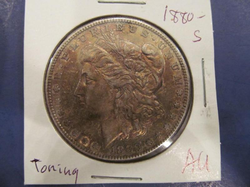 1880 Morgan Silver Dollar   Grade...