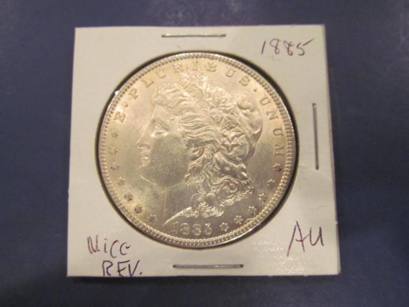 1885 Morgan Silver Dollar   Grade...